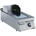 FRY TOP ELECTRIQUE PLAQUE LISSE CHROMEE 400 MM