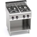 FOURNEAU 4 FEUX SUR PLACARD-GAZ