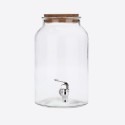 DISTRIBUTEUR DE BOISSONS ROND AVEC ROBINET 5.6L