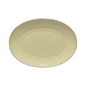 PLATEAU OVALE PEARL 34X25X3.5CM LILLY GREEN