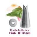 DOUILLE FEUILLE F366 INOX- DIAM. 10MM