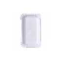 250 PLATEAUX PATISSERIE  15X9 CM BLANC CARTON