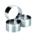 CERCLE À MOUSSE INOX DIAMÈTRE 75x40 MM