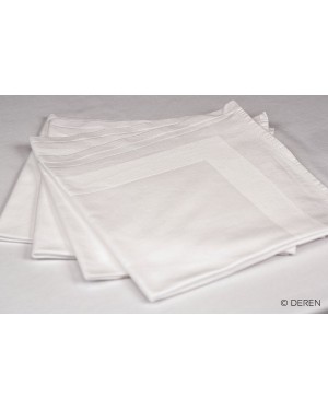 Serviette de table tissu noire 45 x 45 cm