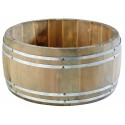 TONNEAU EN BOIS H 8.5 CM