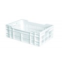 Caisse ajourée 40L blanche