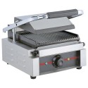 Grill panini rainuré simple