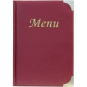 BASIC PROTEGE-MENUS A4 BORDEAUX