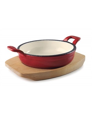 Faitout rond avec base diam 12 cm Magma Red