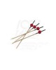 PIQUES ROUGE ET NOIRE 12 CM