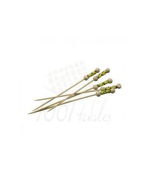 PIQUES PERLE 12 CM NATUREL BAMBOU 