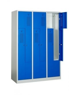 VESTIAIRE 6 PORTES EN L MOR DEBRAYABLE L1200XP500XH1798