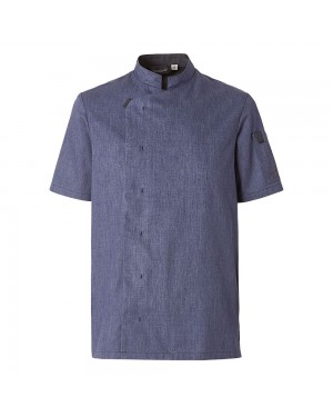 VESTE HOMME MANCHE COURTES SHADE BLEUE DENIM T3 VESTE HOMME MANCHE COURTES SHADE BLEUE DENIM T3
