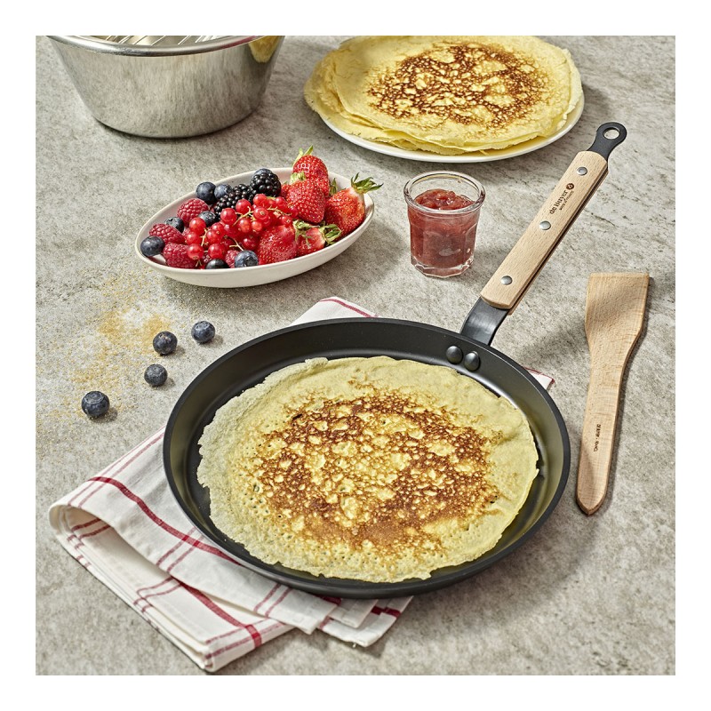 POELE A CREPES CHOC B BOIS 30CM