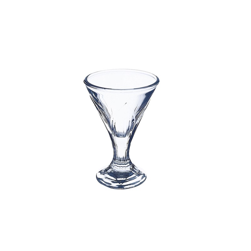 Coupe basse en verre transparent - lot de 6 Lot de 6 coupes dessert 13cl,  bubble