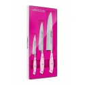COFFRET  DE 3 COUTEAUX RIVIERA ROSE