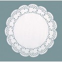 250 DENTELLES RONDES Ø 20 CM BLANCHE