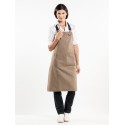 TABLIER VALET FORENE MUD DENIM-BIB APRON W70-L90 CM