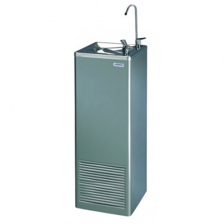 FONTAINE A EAU RIVER  / TOLE PEINTE GRIS METAL