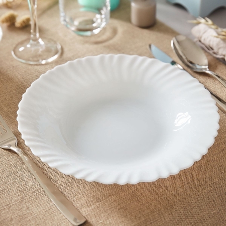 36 ASSIETTES CREUSES 21CM FESTON