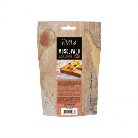 SUCRE COMPLET MUSCOVADO - 250 GR