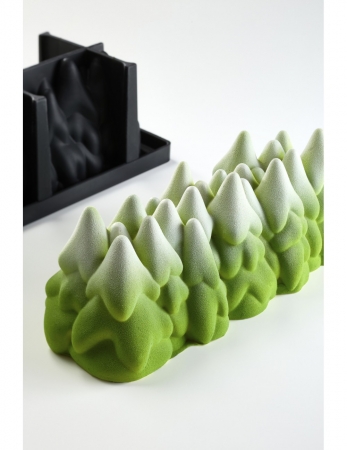 MOULE À BÛCHE DE NOËL  PAVOCAKE PAVONI - ARBRE ENNEIGÉ (SNOW TREE)