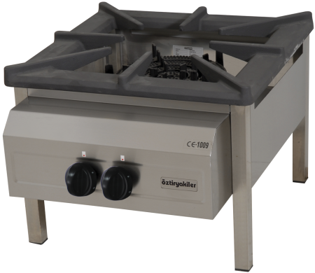 RECHAUD BAS GAZ QUATRE FLAMMES 70X85X50 32 KW