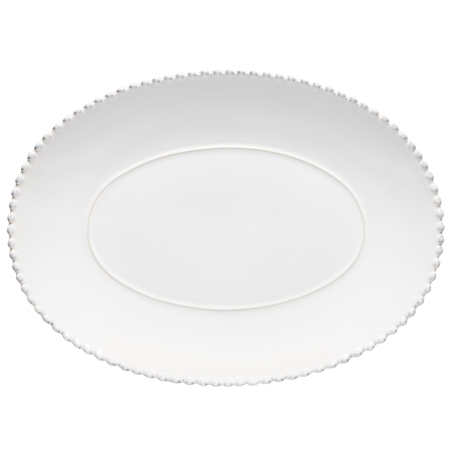 PLATEAU OVALE PEARL 40X30X4.3CM