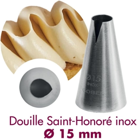 DOUILLE SAINT-HONORE INOX - DIAMETRE 15MM