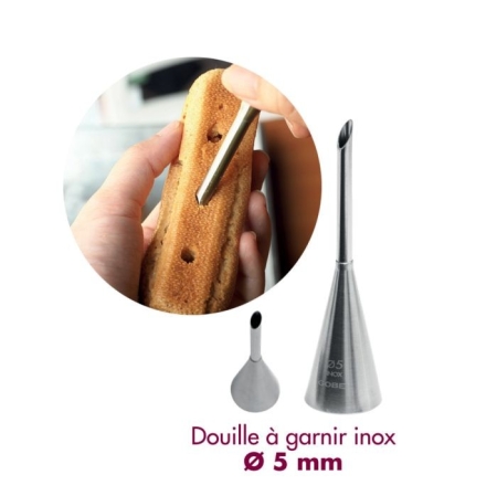 DOUILLE A GARNIR INOX - DIAMETRE 5MM
