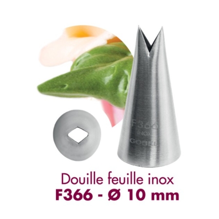 DOUILLE FEUILLE F366 INOX- DIAM. 10MM