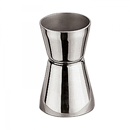 Double doseur Jigger à cocktail tout inox 2cl et 4cl