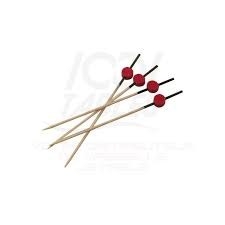 PIQUES ROUGE ET NOIRE 12 CM