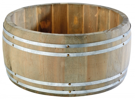 TONNEAU EN BOIS H 8.5 CM
