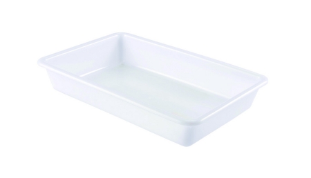 Bac plat 5L blanc