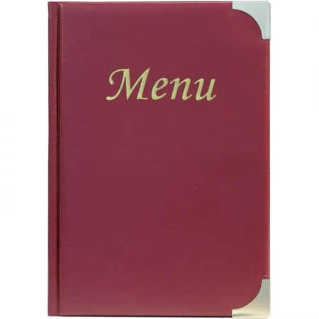 BASIC PROTEGE-MENUS A4 BORDEAUX