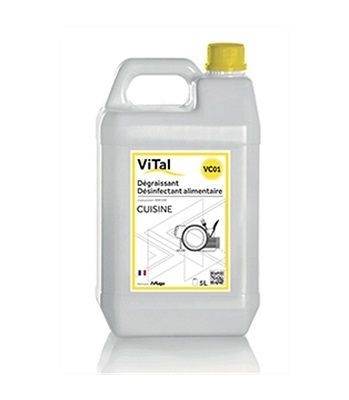 Bidon Vital cuisine dégraissant désinfectant 5l