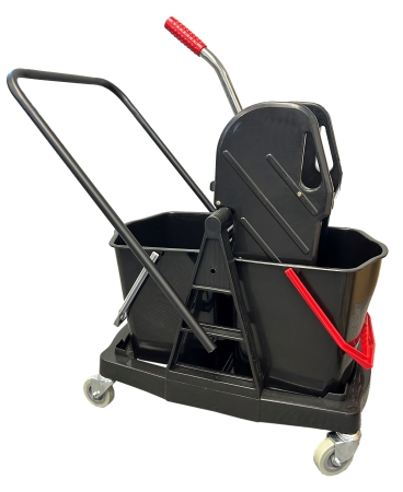 Chariot de lavage +2 seaux + presse