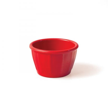 SAUCIER ROND MELAMINE ROUGE