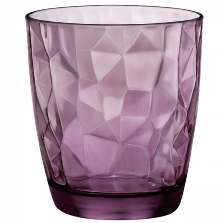 6 GOBELETS DIAMOND 30CL-COULEUR VIOLET